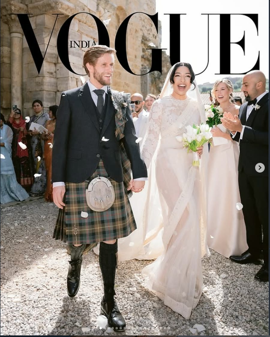 The Vogue India article on the NURA wedding